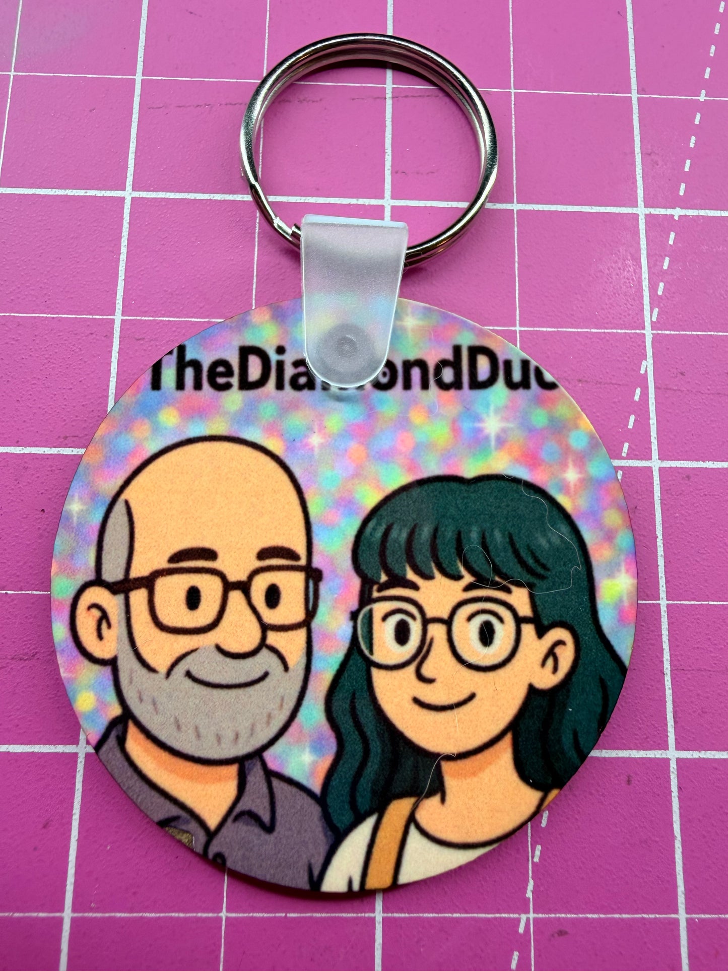 The Diamond Duo Tiktok Keyring