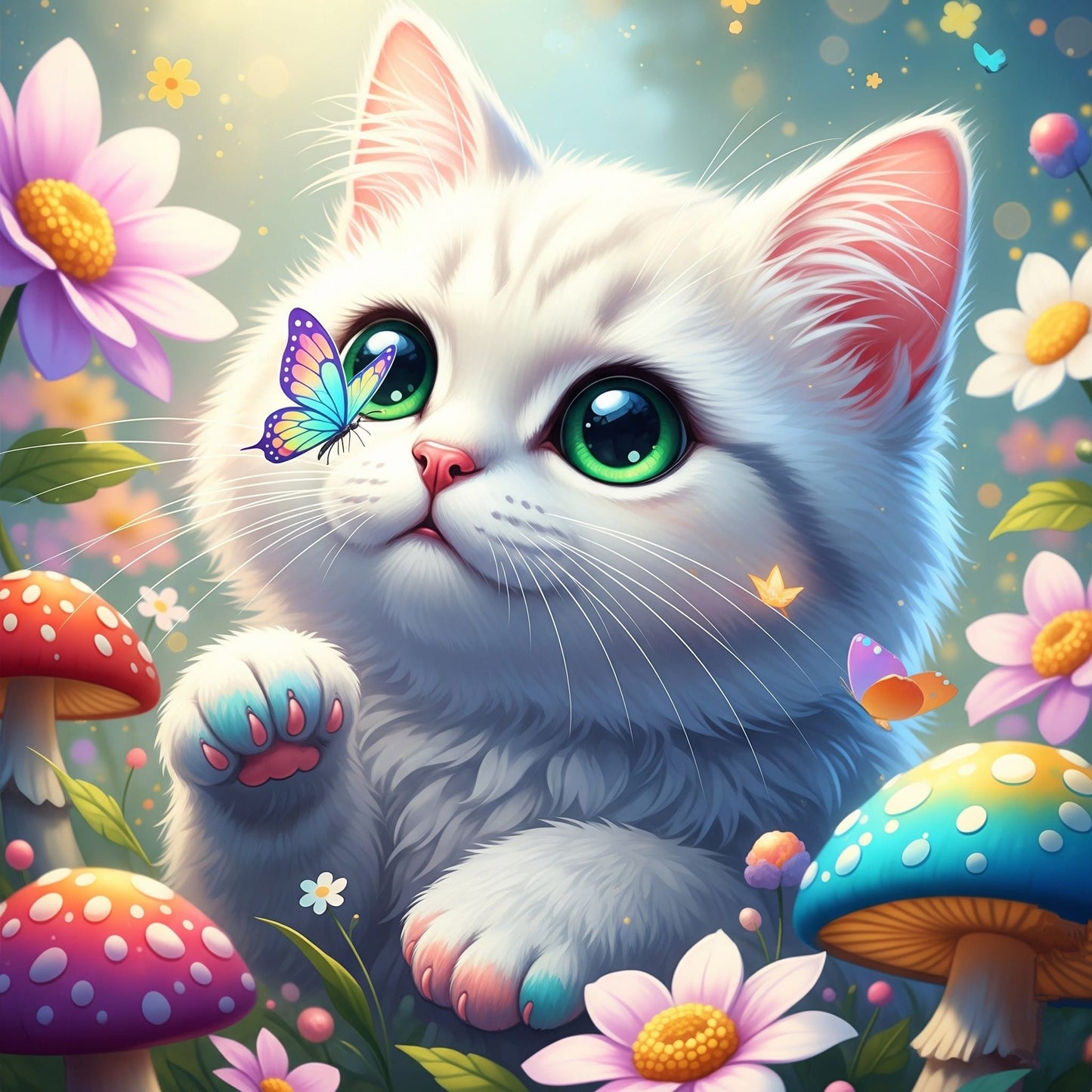 Cat Release Paper 24 sections, 4x4 with choice of Overlay