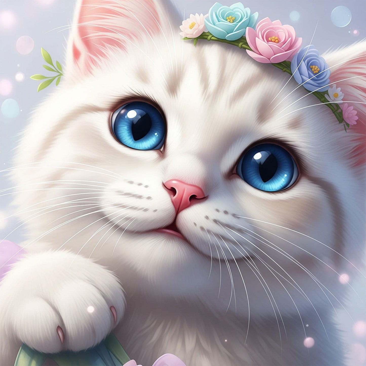 Cat Release Paper 24 sections, 4x4 with choice of Overlay