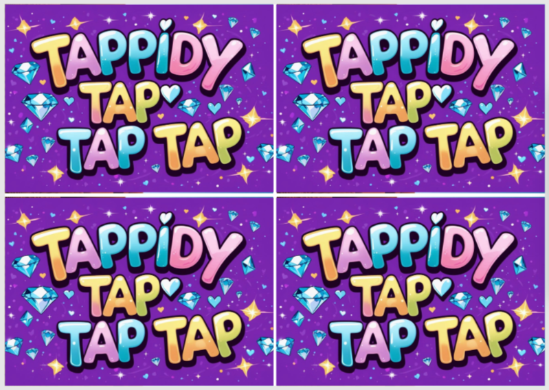 Tiktok Drews Diamond Divas Release Paper, 24 6x4 with Broken Glass Overlay