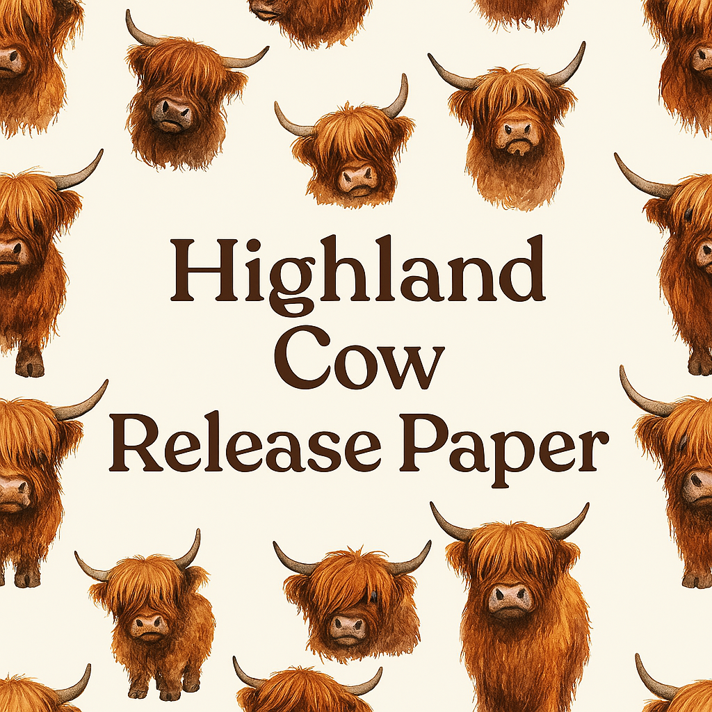 Highland Cows Release paper