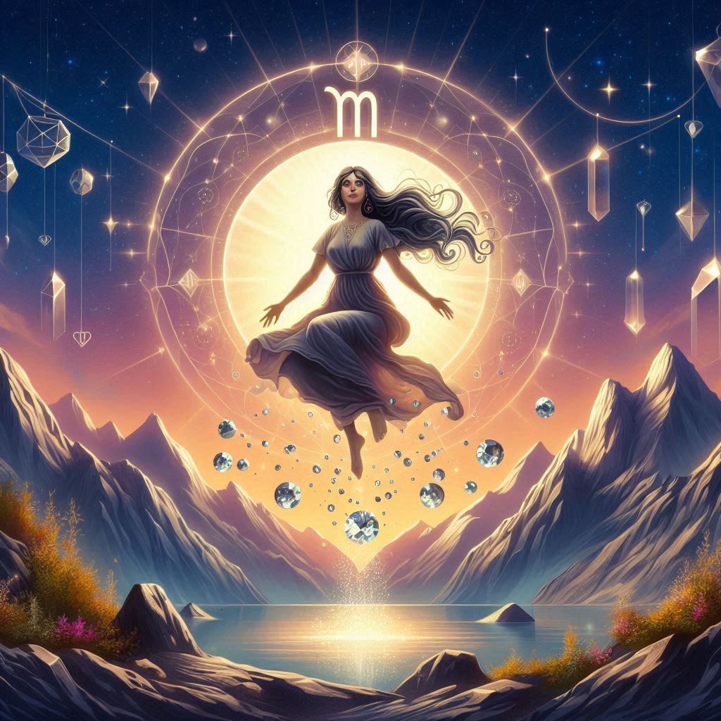 Release Paper, Virgo Horoscope, 4x4 sections, Sam Vangeen Collection