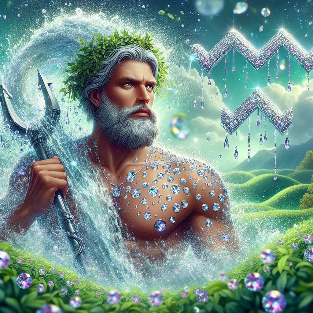 Release Paper, Aquarius Horoscope, 4x4 sections, Sam Vangeen Collection