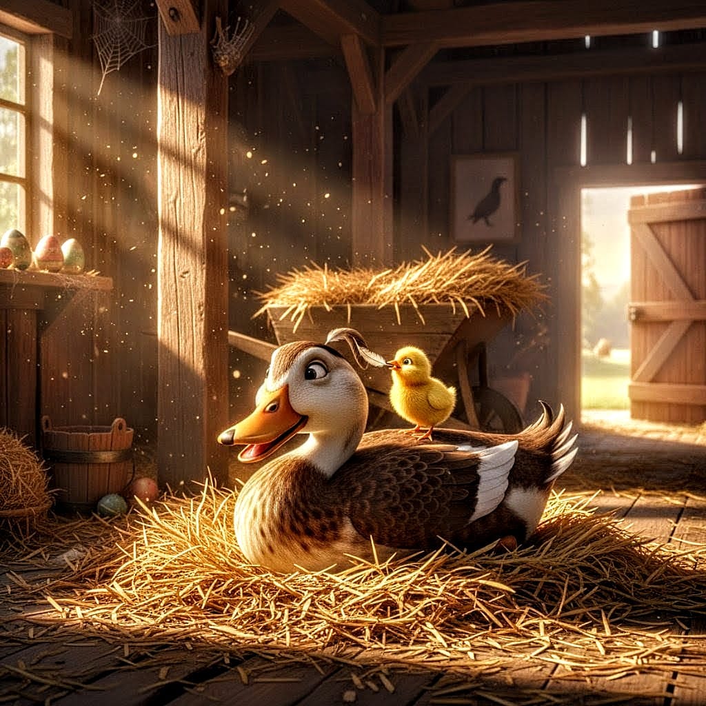 Release Paper, Quackers, 24 4x4 sections, with choice of Overlay