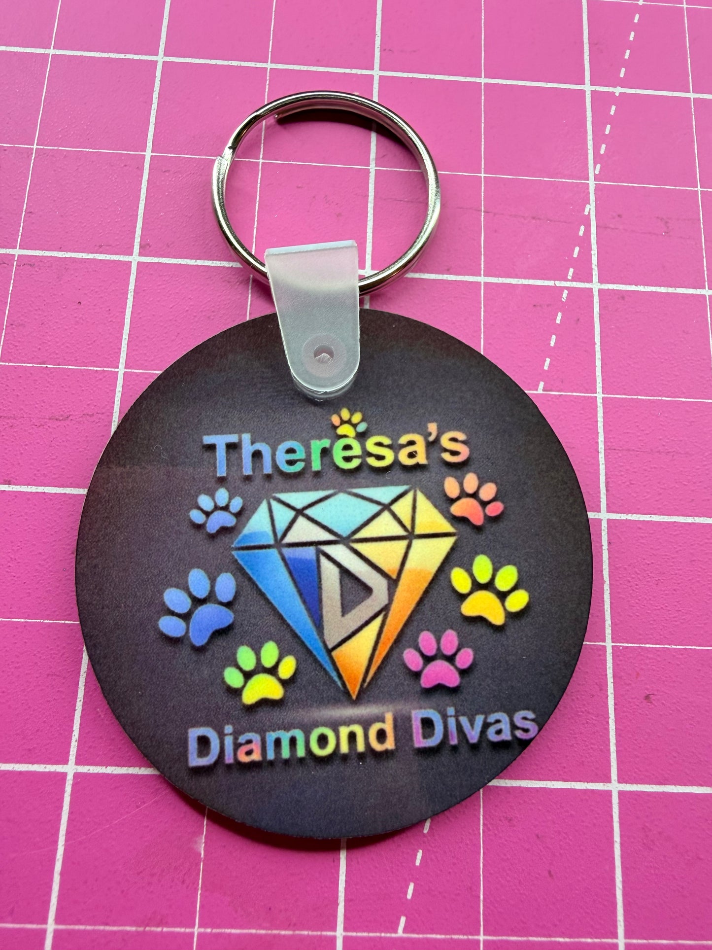 Theresa Diamond Divas Tiktok Keyring