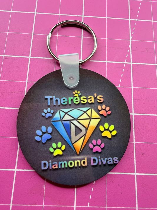 Theresa Diamond Divas Tiktok Keyring