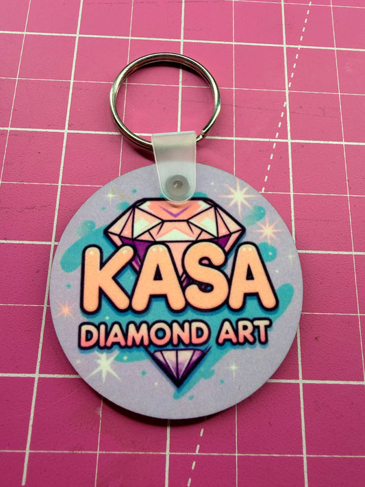 Kasa Diamond Art Tiktok  Keyring