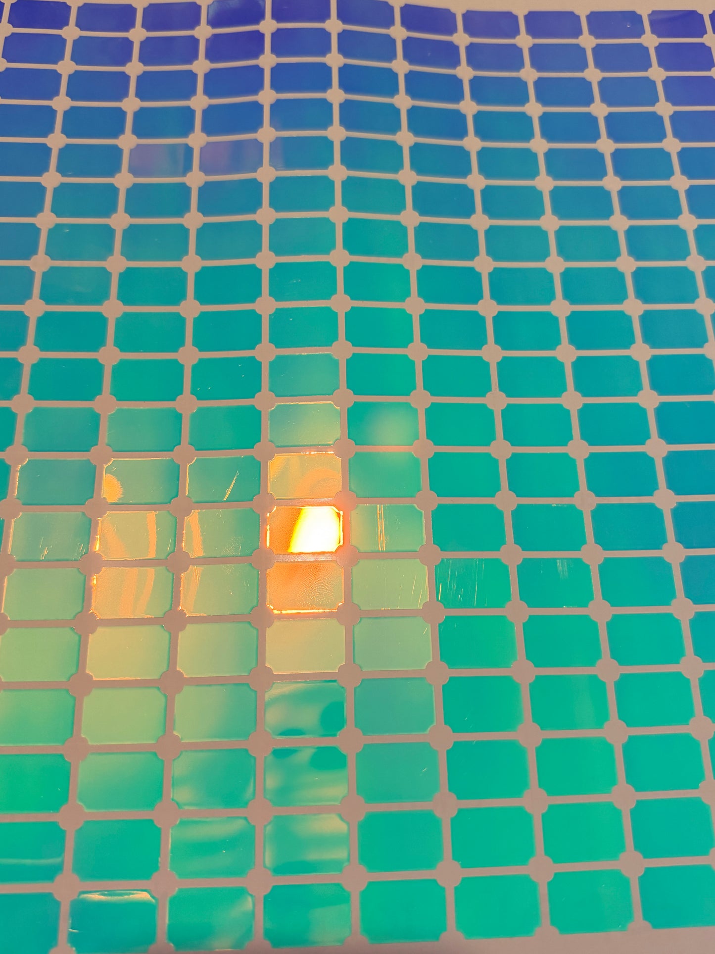 Holographic Rectangle Opal Vinyl Stickers X60