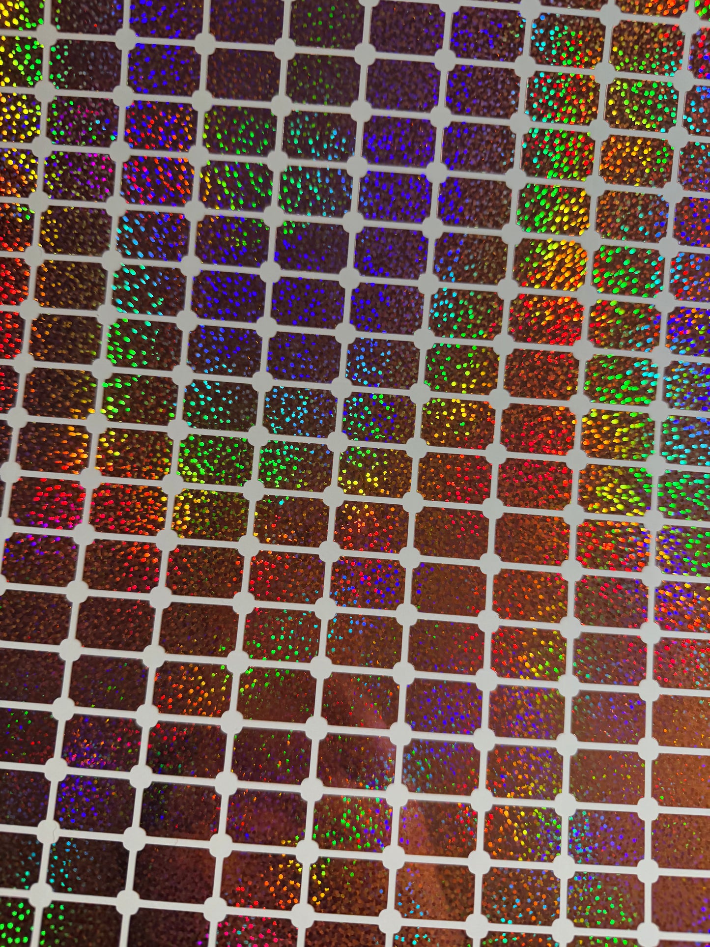 Holographic Champagne Gold Sparkling Vinyl Stickers X60