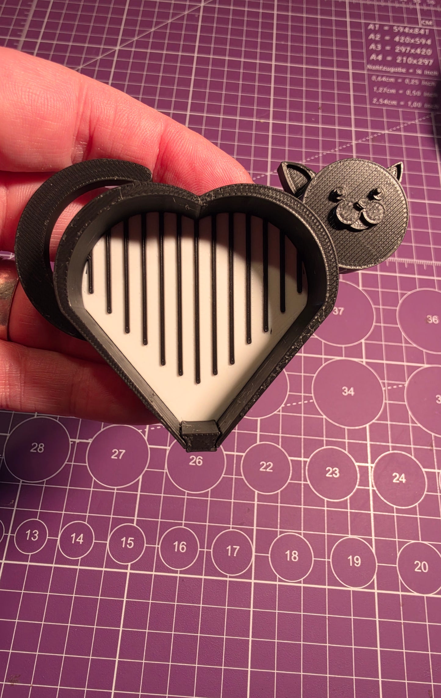 3d Printed Welcome Faith the cat tray