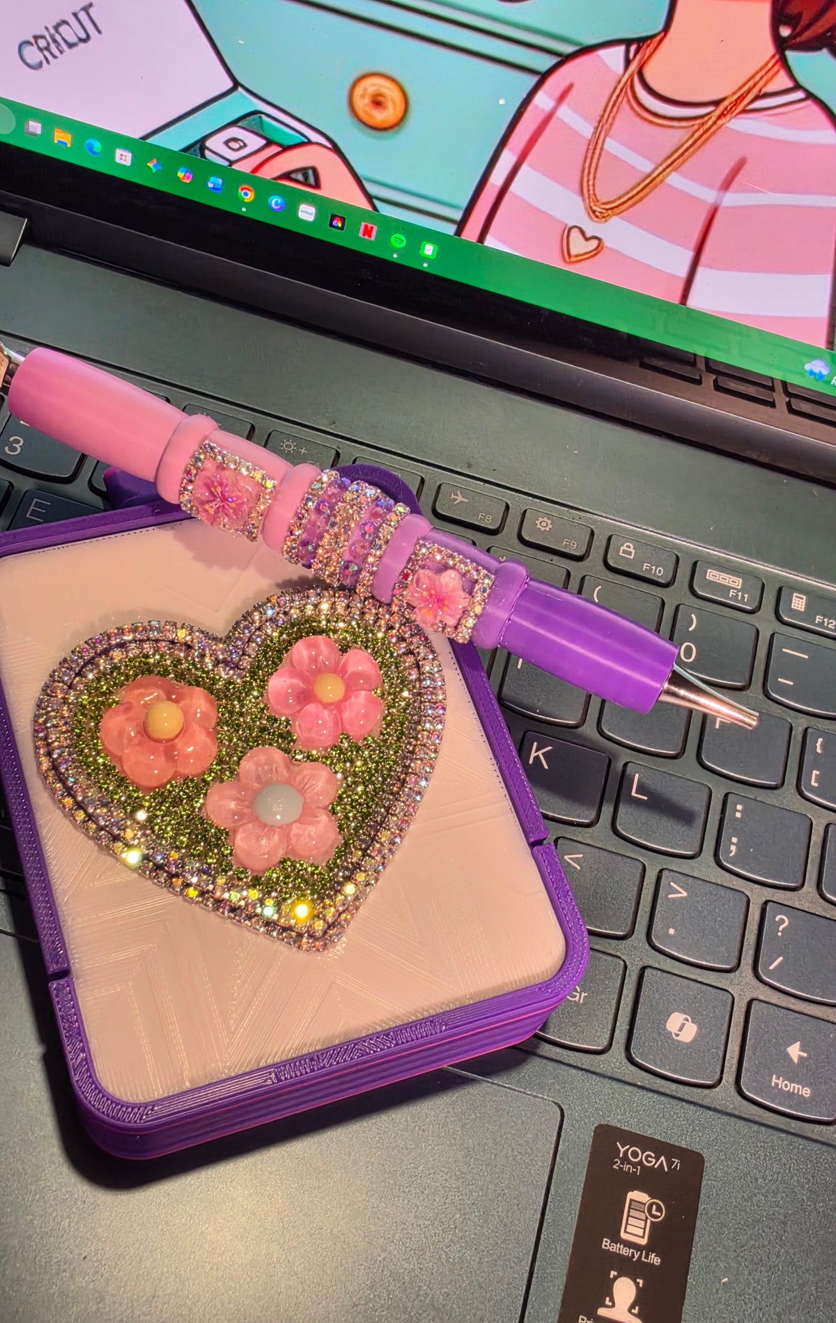 3d printed Bling Trays with matching Pens