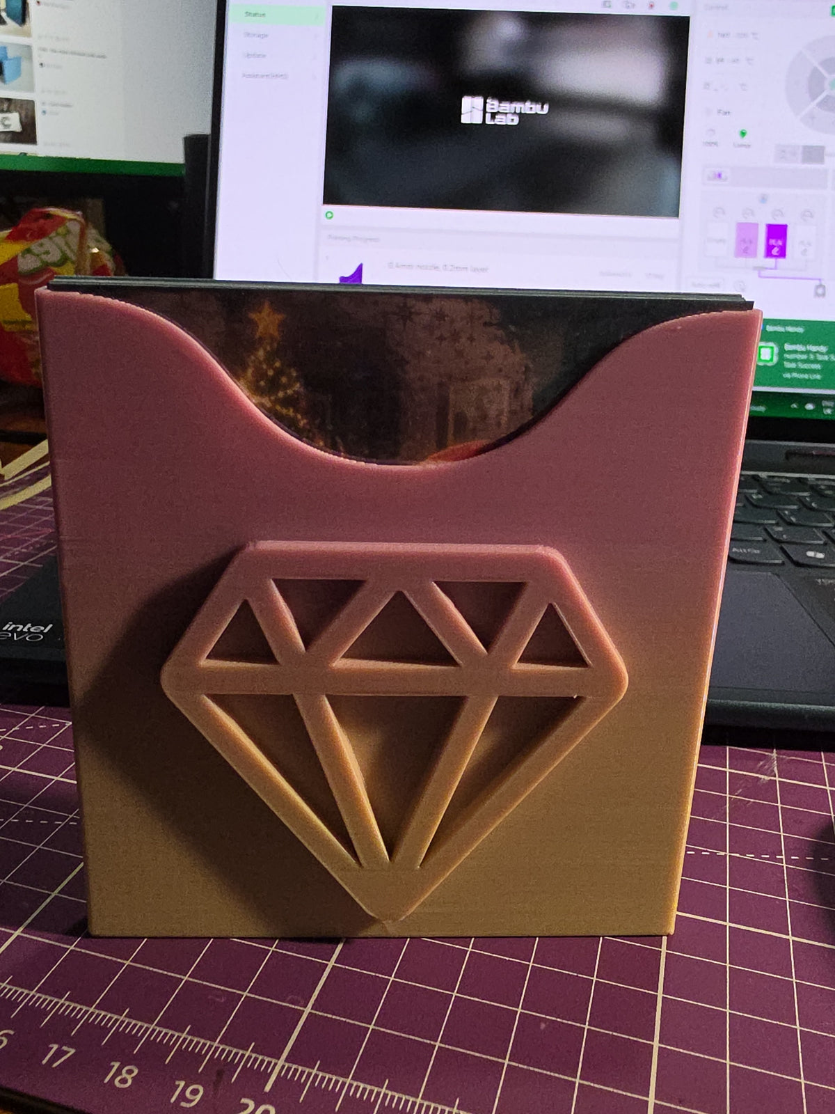 3d Printed Release Paper Pocker for size 4x3 3/4 release paper
