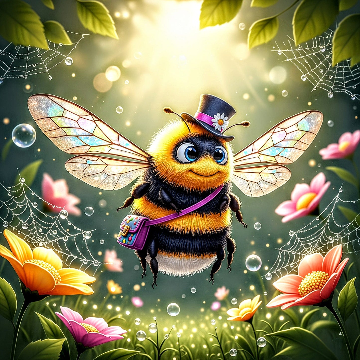 Release Paper, Mr Bumble, 4x4, 24 Sections, choice of Overlay