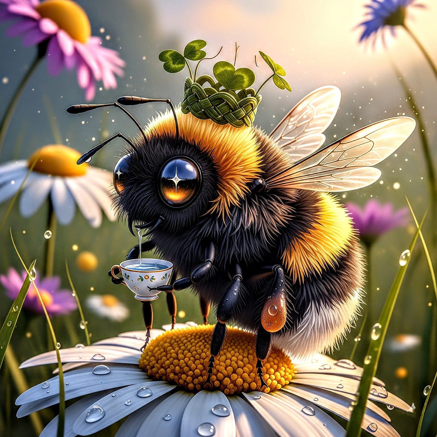 Release Paper, Mr Bumble, 4x4, 24 Sections, choice of Overlay