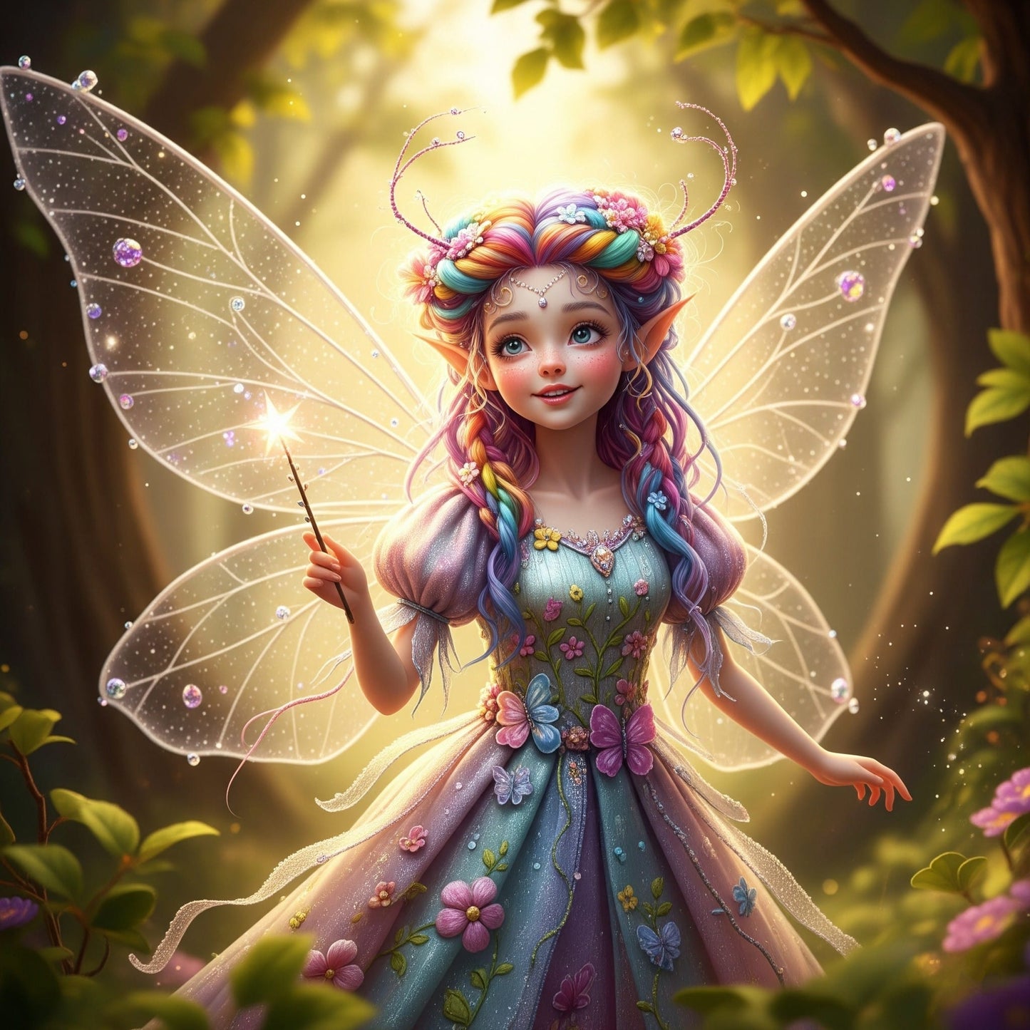 Fairies Release Paper 6x4 24 sections, choice of Overlay