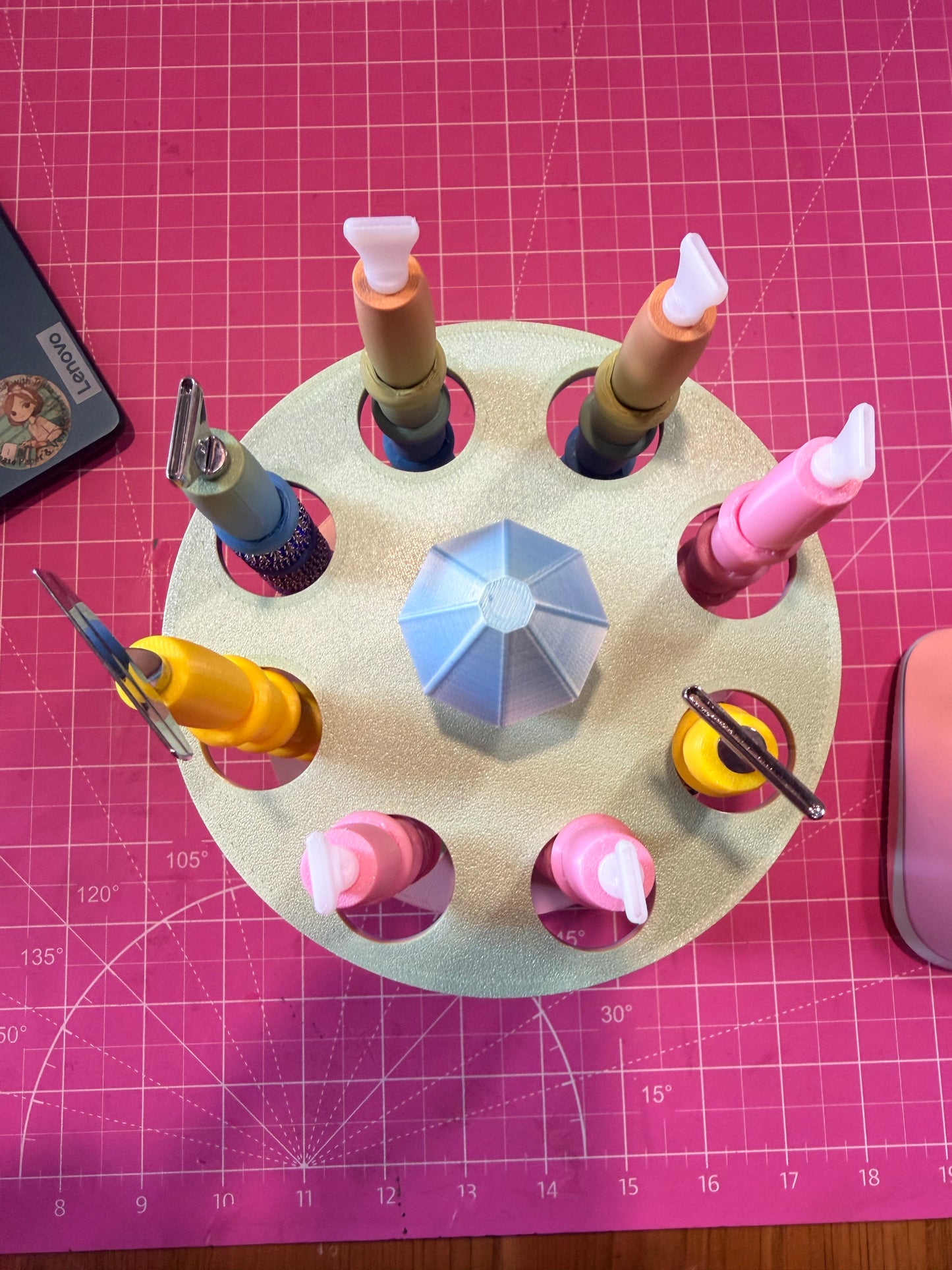 3d Printed Carousel Diamond Art Pen holder