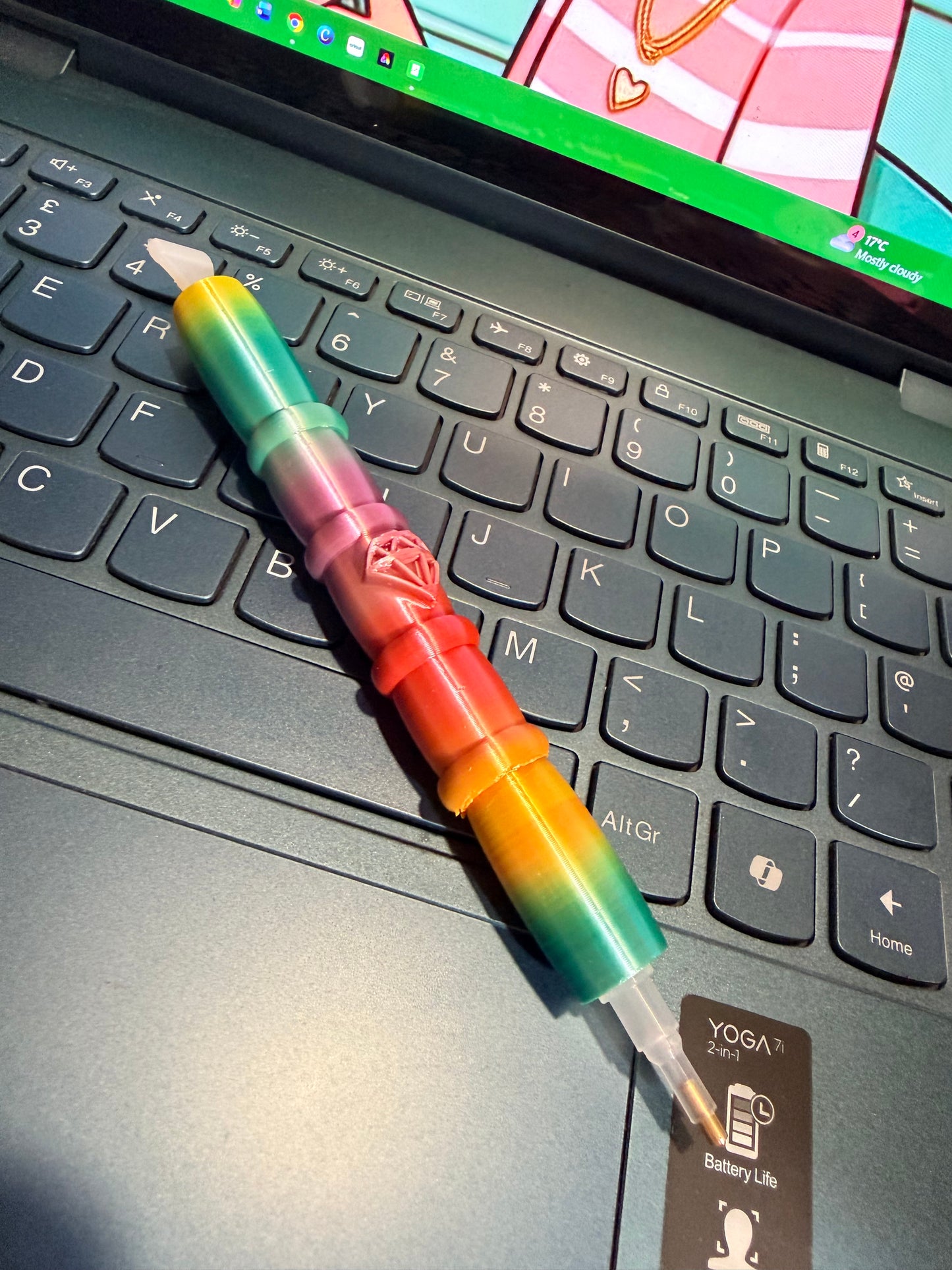 3d Printed Pens minus the bling
