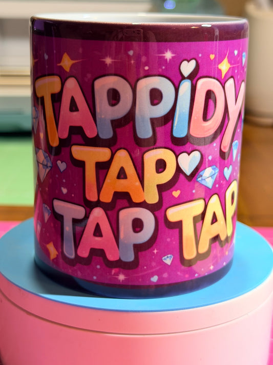 Tiktok Creator Drews Diamond Divas Tappidy Tap Tap Tap mug
