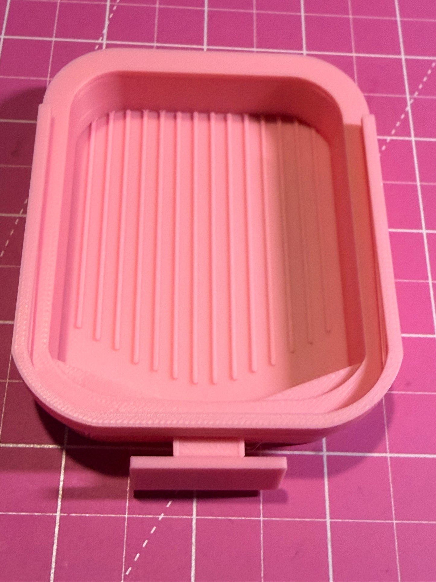 Baby Pink compact 3x2inches 3d printed tray
