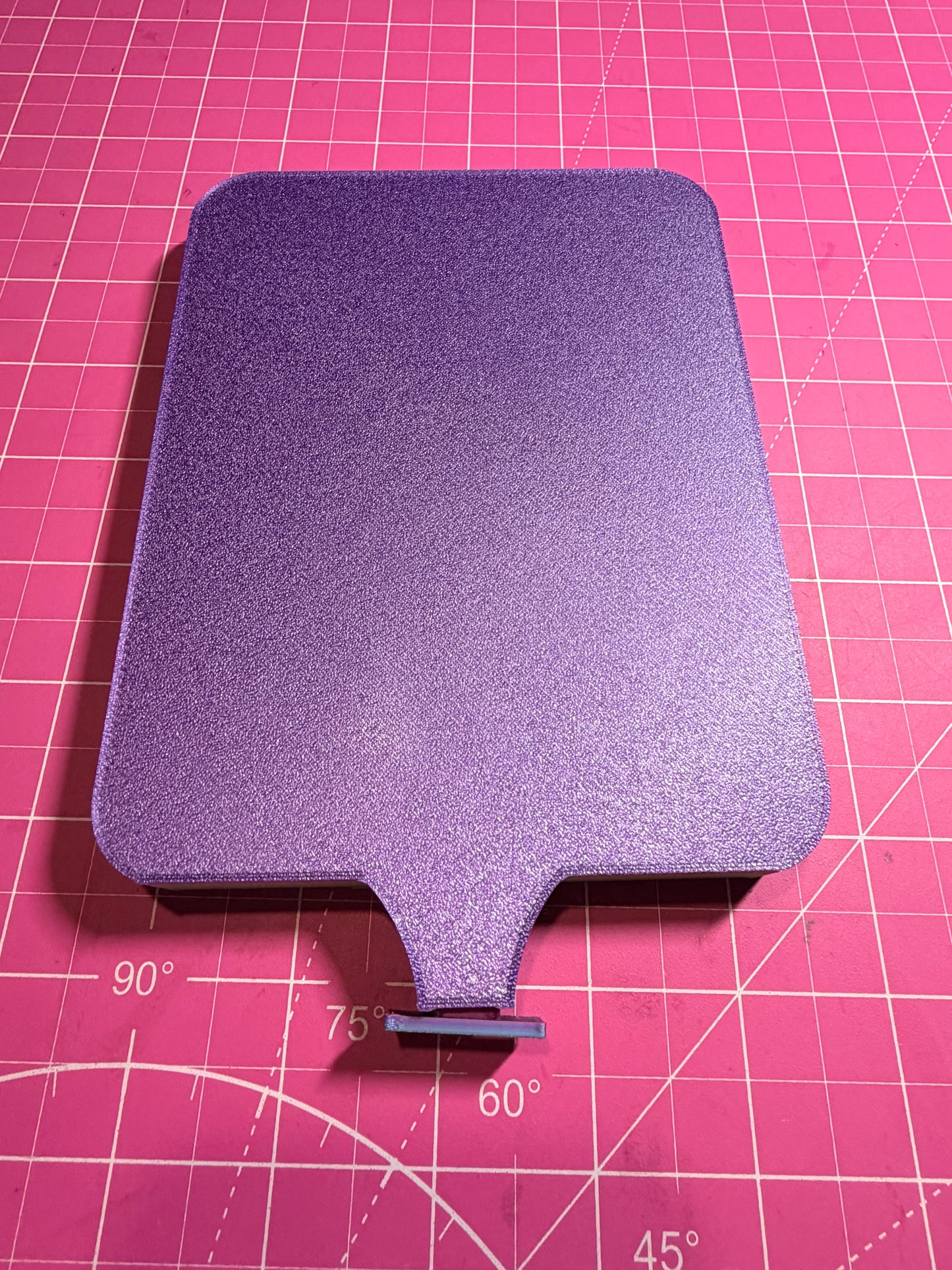 Beautiful Big Large Tray, 3d printed with sunken recess for naughty drills size 6x4 1/2 inches