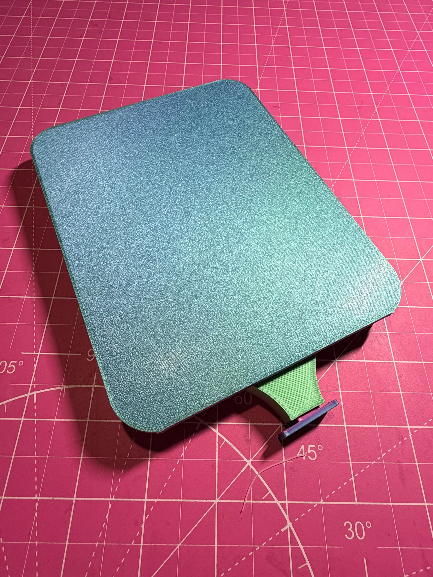 Beautiful Big Large Tray, 3d printed with sunken recess for naughty drills size 6x4 1/2 inches