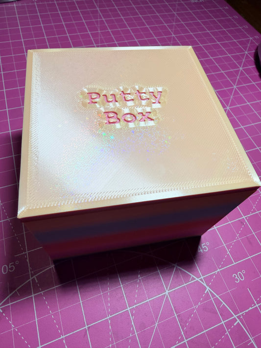 Welcome my 3d printed Putty Box.. size 4x4 inches, 3 inches high