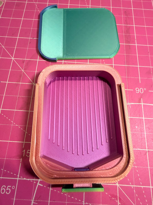 Oopsie Daisey 3x2 inch tray with sliding lid