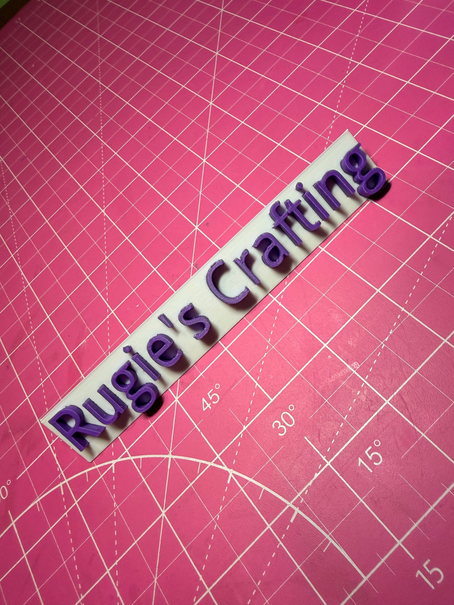 3d Printed Name Tag