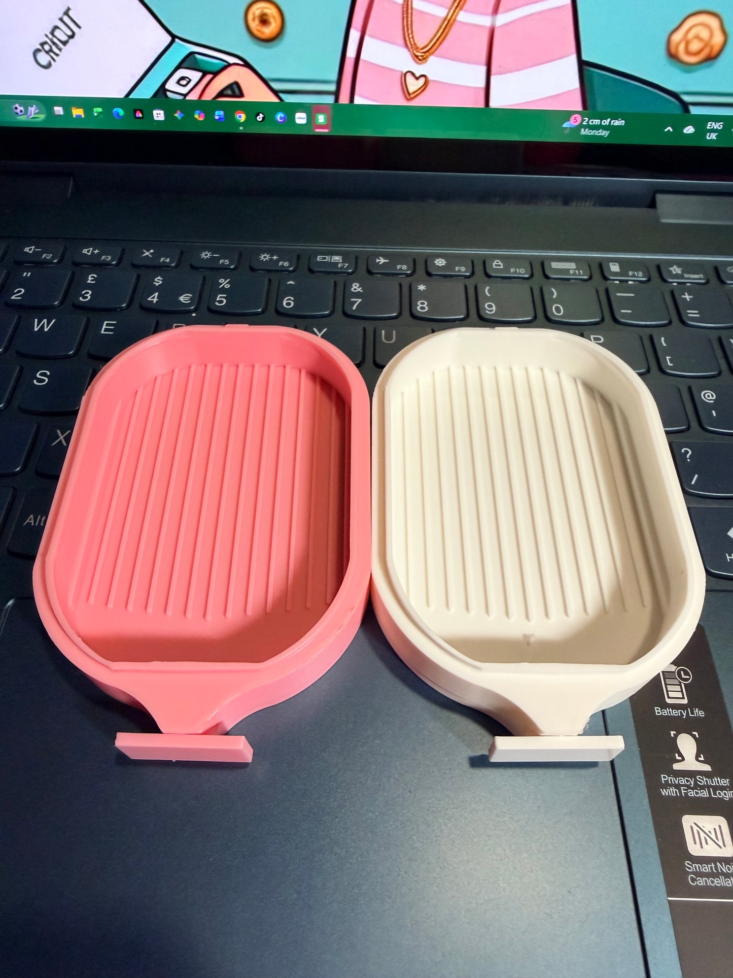 3d printed Clickerz stackable trays x2