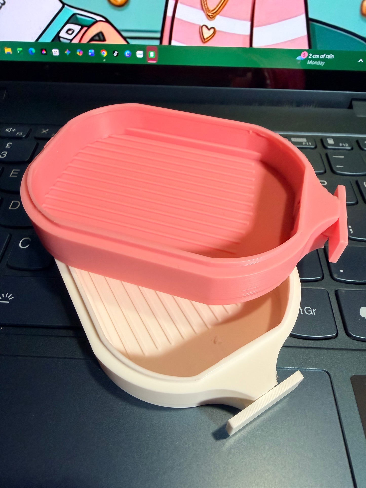 3d printed Clickerz stackable trays x2