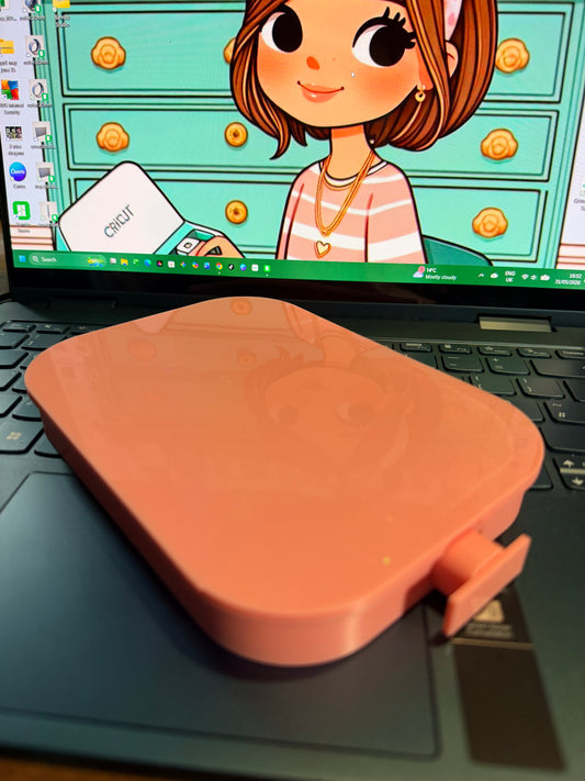 3d Printed Big Mummy Tray.. size 6x4 inches.. with Drill Bin