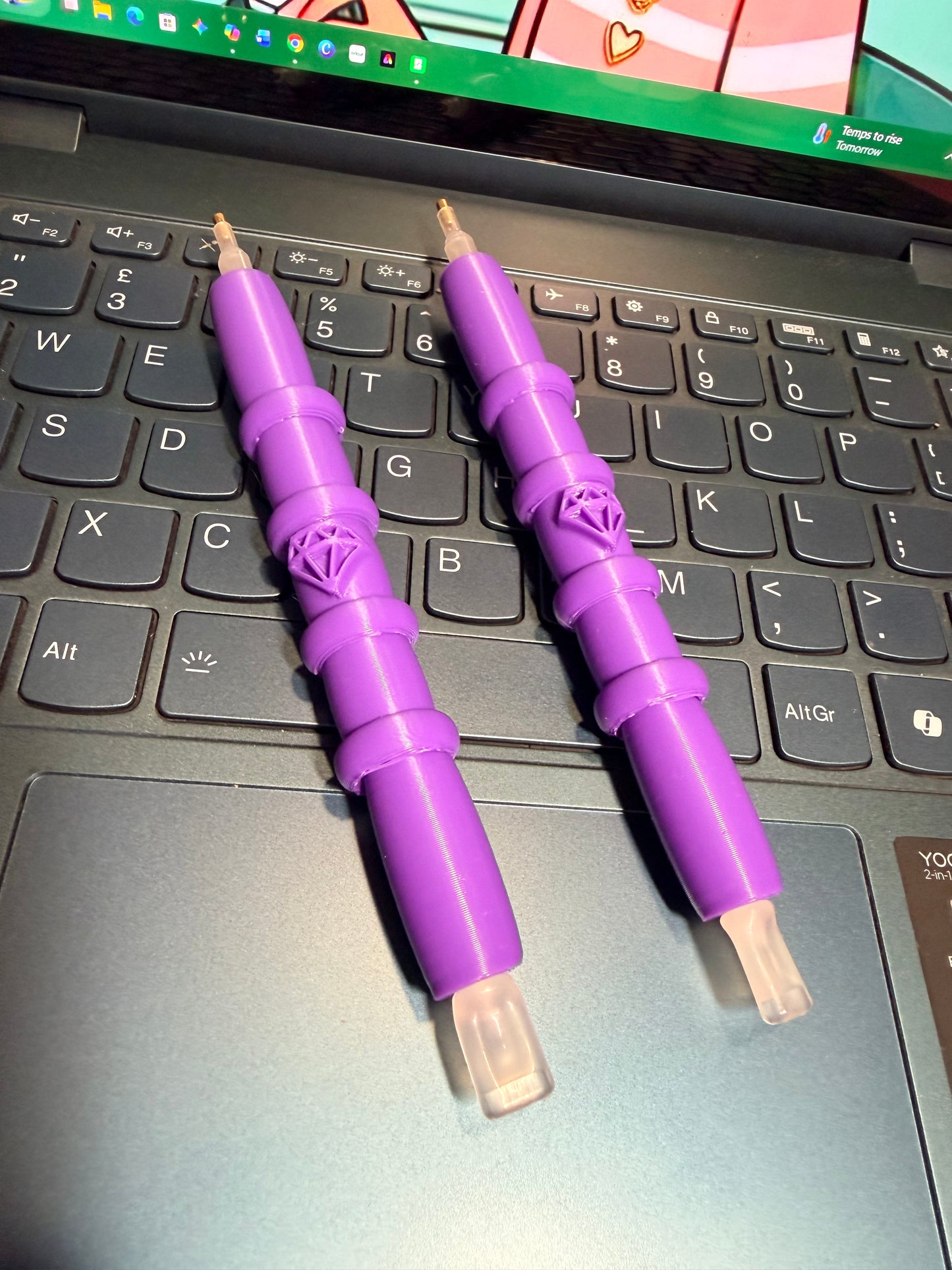 3d Printed Pens minus the bling