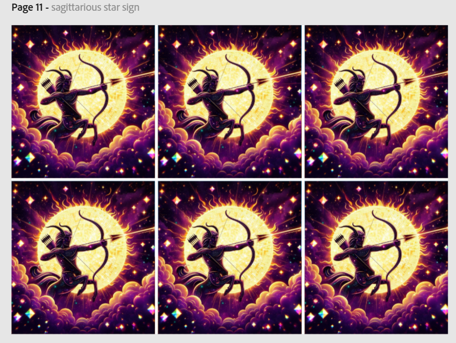Release Paper, Sagittarius Horoscope, Sam Vangeen Collection