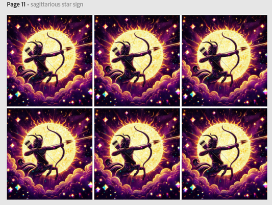 Release Paper, Sagittarius Horoscope, Sam Vangeen Collection