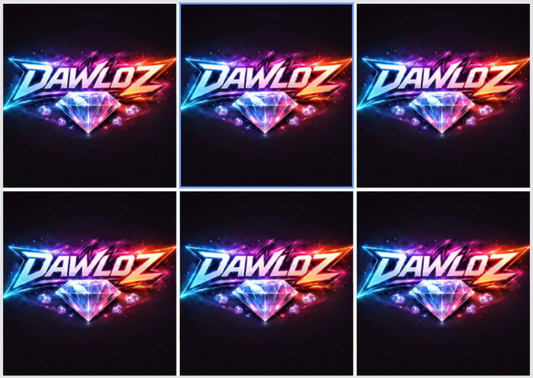 TikTok Creator DAWLOZ Release Paper, 4x3 3/4 with added Overlay for protection