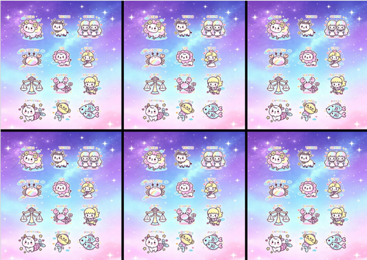 Tiktok Creator 💜💎💜nic💜💎💜 Zodiac Release Paper