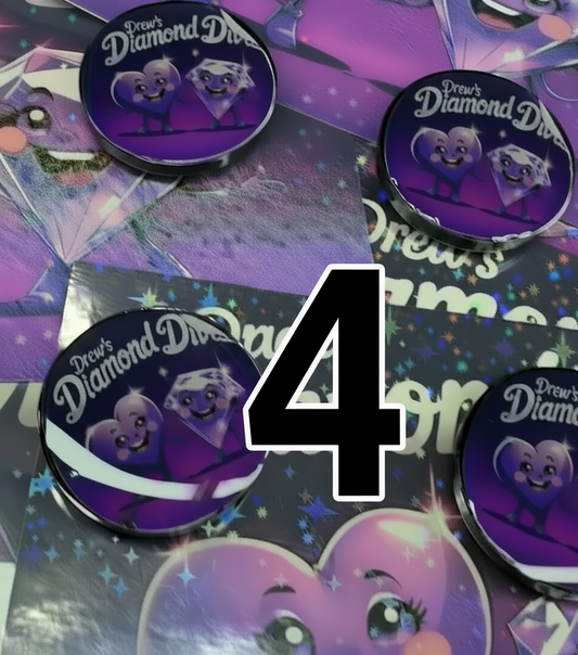 Personalised Coverminders unique x4