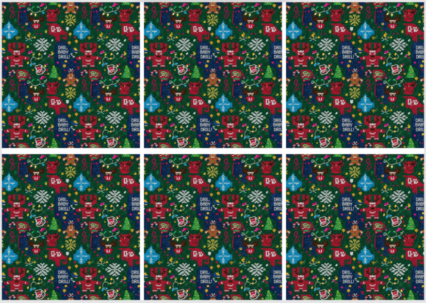 Release Paper,The Ugly Christmas Sweater, 24 sections 4x4, with stars overlay