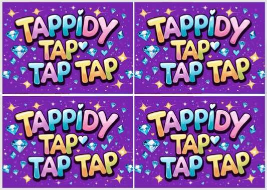 Tiktok Drews Diamond Divas Release Paper, 24 6x4 with Broken Glass Overlay