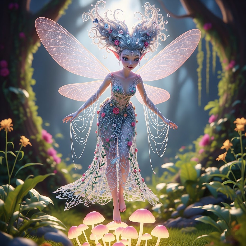 Fairies Release Paper 6x4 24 sections, choice of Overlay